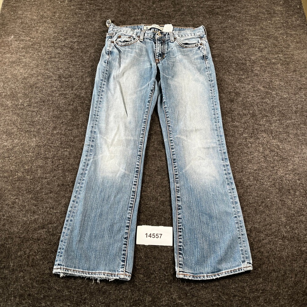 Gap Bootcut Jeans Women 4 Blue Denim Cotton Stretch Low Rise Medium Wash Outdoor